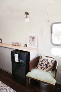 Tour this Modern Eclectic Airstream Renovation from Genuinely Ginger | Featured on MountainModernLife.com