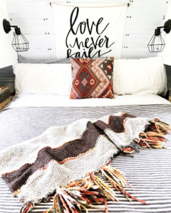 (Camper) Design Vibes Featuring ThoseByrneGirls: See how a family of 6 travels in this bohemian-inspired Camper! MountainModernLife.com