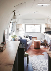 Tour this Modern Eclectic Airstream Renovation from Genuinely Ginger | Featured on MountainModernLife.com