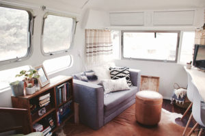 Tour this Modern Eclectic Airstream Renovation from Genuinely Ginger | Featured on MountainModernLife.com