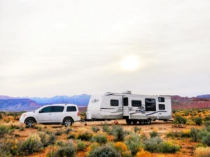 (Camper) Design Vibes Featuring ThoseByrneGirls: See how a family of 6 travels in this bohemian-inspired Camper! MountainModernLife.com