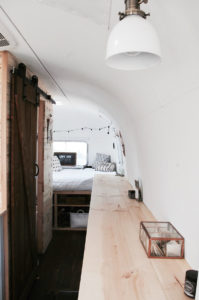 Tour this Modern Eclectic Airstream Renovation from Genuinely Ginger | Featured on MountainModernLife.com