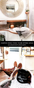 (Camper) Design Vibes Featuring ThoseByrneGirls: See how a family of 6 travels in this bohemian-inspired Camper! MountainModernLife.com