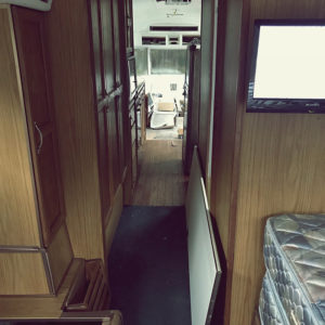 Tour this Renovated Airstream from Trailer Trashin' with Modern Finishes and Tropical Vibes! Featured on MountainModernLife.com