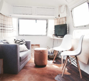 Tour this Modern Eclectic Airstream Renovation from Genuinely Ginger | Featured on MountainModernLife.com