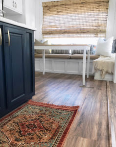 Camper Tour: See how @RVFixerUpper transforms drab 5th wheels into stylish tiny homes! MountainModernLife.com #rvrenovation #campertour
