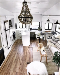 (Camper) Design Vibes: See how RVFixerUpper transforms drab campers into stylish tiny homes! MountainModernLife.com