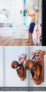 (Camper) Design Vibes Featuring LovetheTinyLife -Tour this renovated travel trailer perfect for a family of 3!