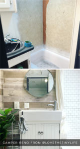 (Camper) Design Vibes Featuring LovetheTinyLife -Tour this renovated travel trailer perfect for a family of 3!