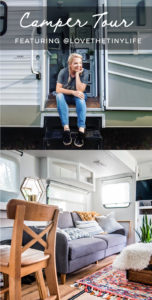 (Camper) Design Vibes Featuring LovetheTinyLife -Tour this renovated travel trailer perfect for a family of 3!
