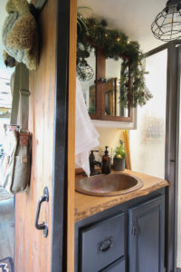 Cozy RV Christmas Tour | MountainModernLife.com #mycamperchristmas #RVtour