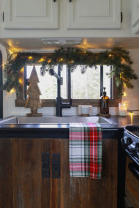Cozy RV Christmas Tour | MountainModernLife.com #mycamperchristmas #RVtour