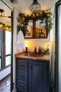 Cozy RV Christmas Tour | MountainModernLife.com #mycamperchristmas #RVtour