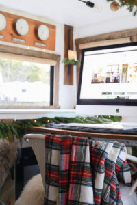 Cozy RV Christmas Tour | MountainModernLife.com #mycamperchristmas #RVtour