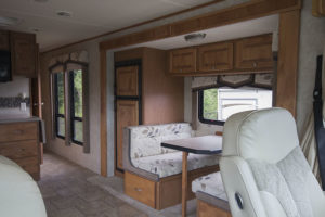 Come see how an outdated RV was transformed into a Mountain Modern Motorhome! #RVremodel #RVrenovation #camperremodel #camperrenovation #campermakeover #RVmakeover #mountainmodernlife #rusticmodern #mountainmodern #tinyhome #beforeafter