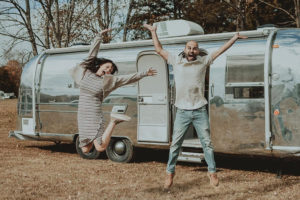 Camper Tour: Meet Magdalene the Airstream (for sale!), a vintage trailer renovated by @SteadyStreaminCashios | Featured on MountainModernLife.com