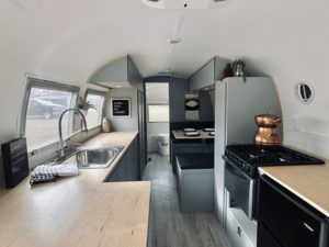Camper Tour: Meet Magdalene the Airstream (for sale!), a vintage trailer renovated by Steady Streamin’ Cashios! | Featured on MountainModernLife.com