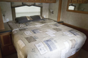Come see how an outdated RV was transformed into a Mountain Modern Motorhome! #RVremodel #RVrenovation #camperremodel #camperrenovation #campermakeover #RVmakeover #mountainmodernlife #rusticmodern #mountainmodern #tinyhome #beforeafter