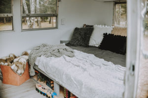 Camper Tour: Meet Magdalene the Airstream (for sale!), a vintage trailer renovated by Steady Streamin’ Cashios! | Featured on MountainModernLife.com