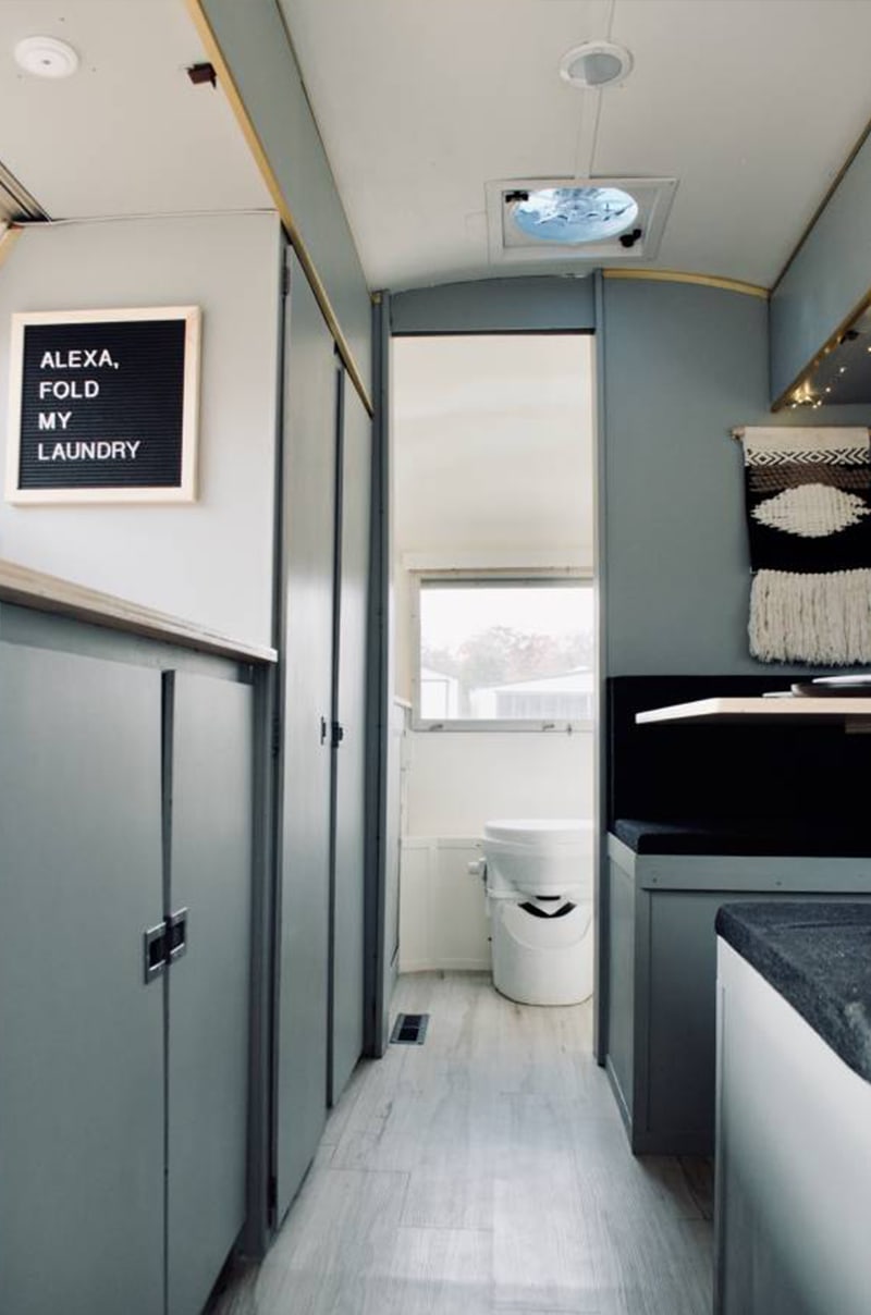 Camper Tour: Meet Magdalene the Airstream, a vintage trailer renovated by @SteadyStreaminCashios! | Featured on MountainModernLife.com
