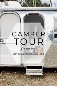 Camper Tour: Meet Magdalene the Airstream (for sale!), a vintage trailer renovated by @SteadyStreaminCashios | Featured on MountainModernLife.com