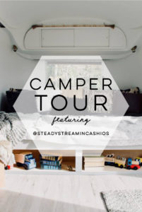 Camper Tour: Meet Magdalene the Airstream (for sale!), a vintage trailer renovated by @SteadyStreaminCashios | Featured on MountainModernLife.com