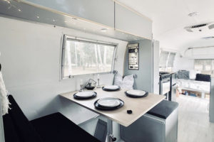 Camper Tour: Meet Magdalene the Airstream (for sale!), a vintage trailer renovated by @SteadyStreaminCashios | Featured on MountainModernLife.com