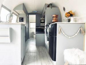 Camper Tour: Meet Magdalene the Airstream (for sale!), a vintage trailer renovated by @SteadyStreaminCashios | Featured on MountainModernLife.com