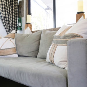 Come see how an outdated RV was transformed into a Mountain Modern Motorhome! #RVremodel #RVrenovation #camperremodel #camperrenovation #campermakeover #RVmakeover #mountainmodernlife #rusticmodern #mountainmodern #tinyhome #beforeafter