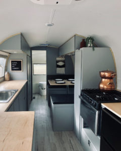 Camper Tour: Meet Magdalene the Airstream (for sale!), a vintage trailer renovated by Steady Streamin’ Cashios! | Featured on MountainModernLife.com