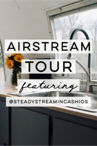 Camper Tour: Meet Magdalene the Airstream (for sale!), a vintage trailer renovated by @SteadyStreaminCashios | Featured on MountainModernLife.com