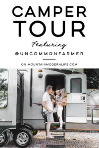 Camper Tour: This family traded a house by the ocean for a home on the road. Photos from @UncommonFarmer / Featured on MountainModernLife.com