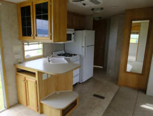 This RV remodel from JoyfullyGrowing will leave you speechless! See the before and after on MountainModernLife.com