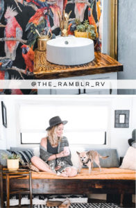 See how a couple transformed their 1989 motorhome into a bohemian-inspired sanctuary! View the tour from @TheRamblrRV on MountainModernLife.com