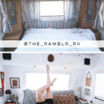 See how a couple transformed their 1989 motorhome into a bohemian-inspired sanctuary! View the tour from @TheRamblrRV on MountainModernLife.com