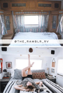 See how a couple transformed their 1989 motorhome into a bohemian-inspired sanctuary! View the tour from @TheRamblrRV on MountainModernLife.com