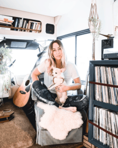 See how a couple transformed their 1989 motorhome into a bohemian-inspired sanctuary! View the tour from @TheRamblrRV on MountainModernLife.com