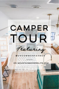 Camper Tour: This family traded a house by the ocean for a home on the road. Photos from @UncommonFarmer / Featured on MountainModernLife.com