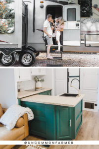 Camper Tour: This family traded a house by the ocean for a home on the road. Photos from @UncommonFarmer / Featured on MountainModernLife.com
