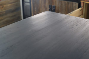 Considering adding black kitchen countertops to your home? Come see how we updated butcher block countertops for a rustic modern vibe in our RV. MountainModernLife.com