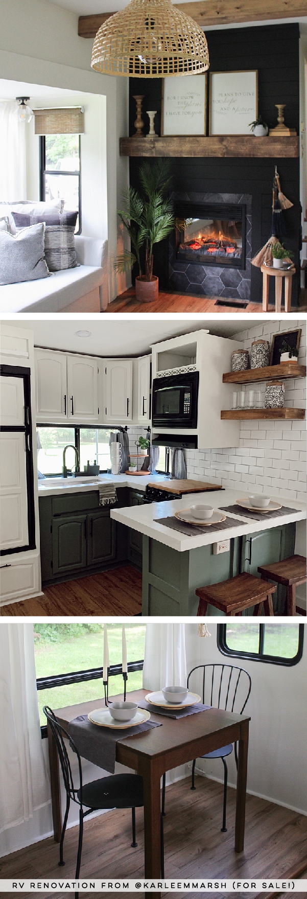 RV Tour and Inspiration featuring @karleeandweston on MountainModernLife.com 