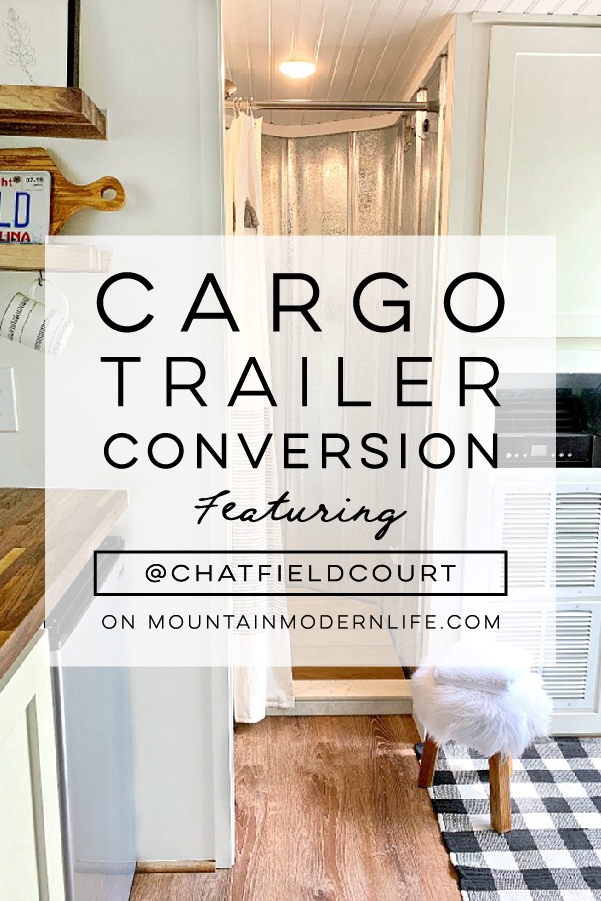 Cargo Trailer Converted into a Modern Camper from @ChatfieldCourt
