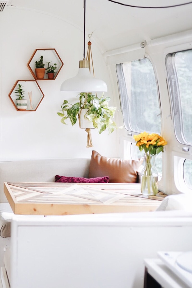 Boho Airstream Renovation from @provencher_adventure