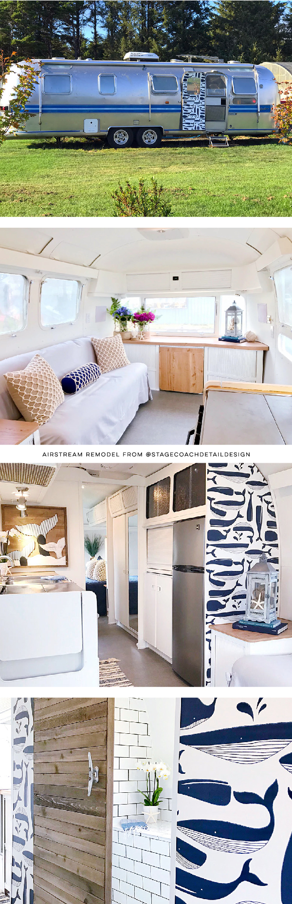 Nautical Airstream Renovation