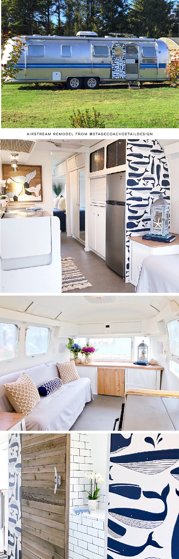 Nautical Airstream Renovation