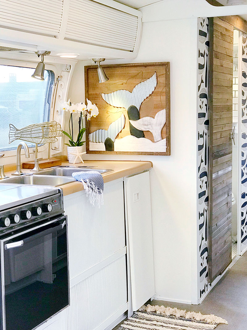 nautical airstream kitchen