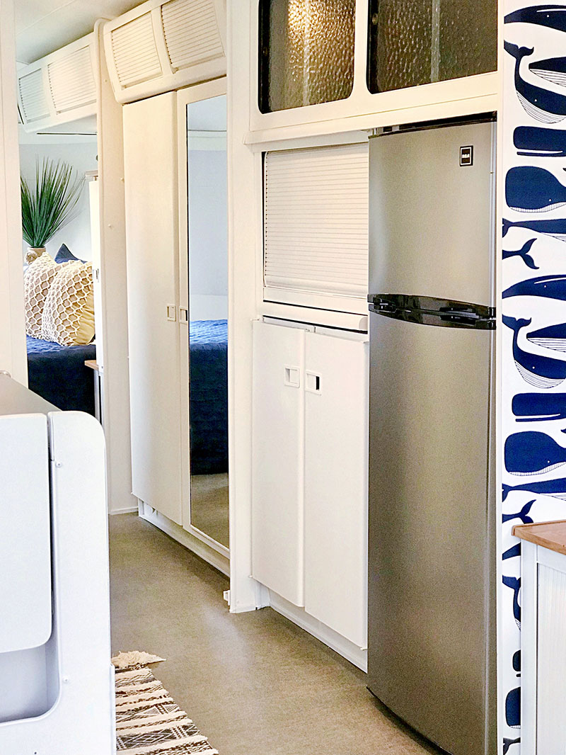 nautical airstream kitchen