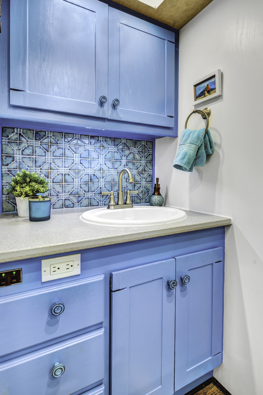 renovated RV bathroom