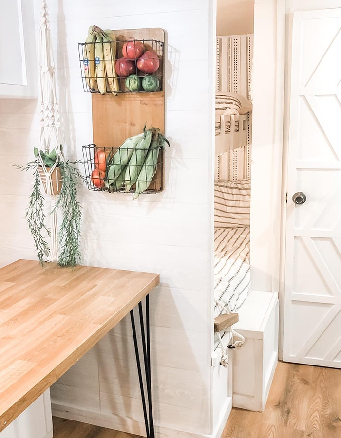 modern farmhouse inspired RV