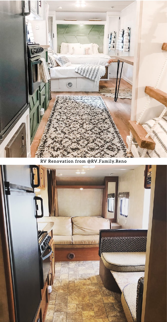 Modern Farmhouse-inspired RV renovation